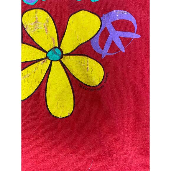 VTG 1998 Hanna Barbera Cartoon Network Scooby-Doo floral graphic t-shirt XL - Picture 5 of 8